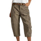 ⏳Limited-time 50% off⏰Women's Relaxed Casual Cargo Capris👖