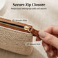 👜 LIMITED-TIME 50% OFF! 💥 Women's Woven Straw Shoulder Clutch Bag – Lightweight, Versatile, Metallic Accents ✨