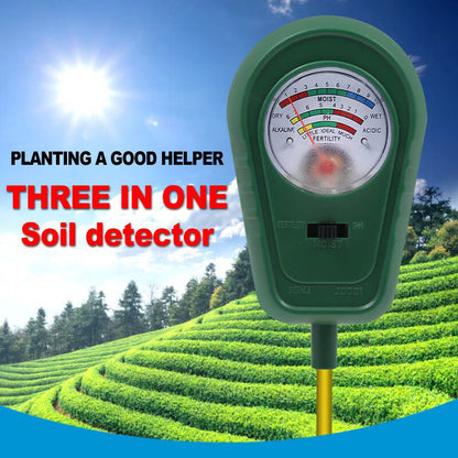 🌱50% OFF NOW ! ✨3-in-1 Soil Detector with Pointer Display – Tests moisture, pH and sunlight, easy reading, no battery needed, ideal for garden & potted plants