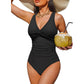 📢📢45% OFF !! ⏰Women's Tummy Control One-Piece Swimsuit
