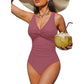 📢📢45% OFF !! ⏰Women's Tummy Control One-Piece Swimsuit
