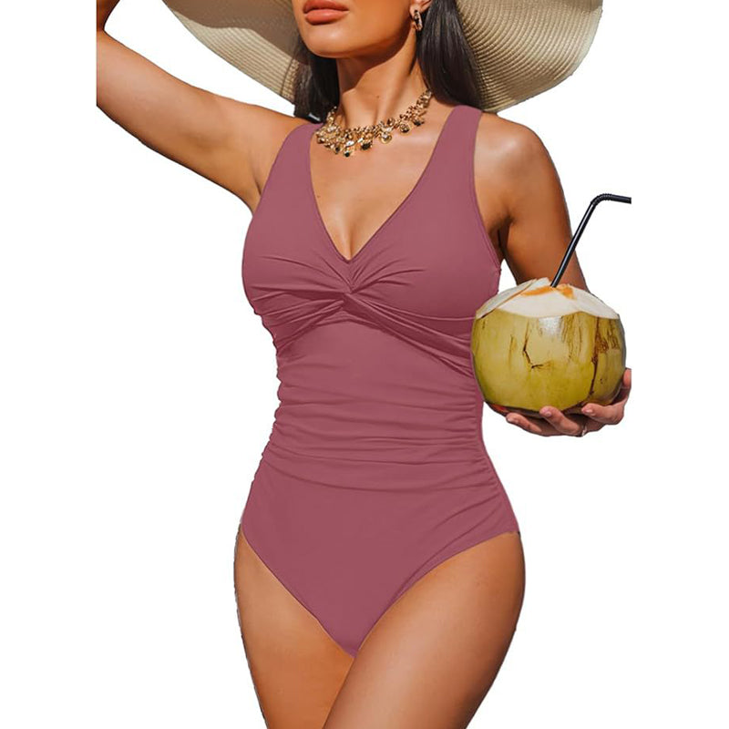 📢📢45% OFF !! ⏰Women's Tummy Control One-Piece Swimsuit