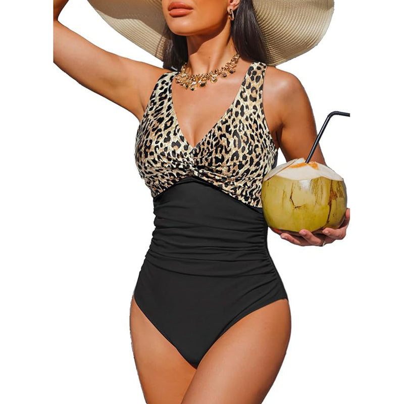 📢📢45% OFF !! ⏰Women's Tummy Control One-Piece Swimsuit