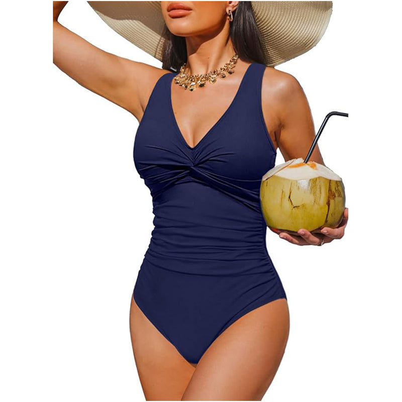 📢📢45% OFF !! ⏰Women's Tummy Control One-Piece Swimsuit