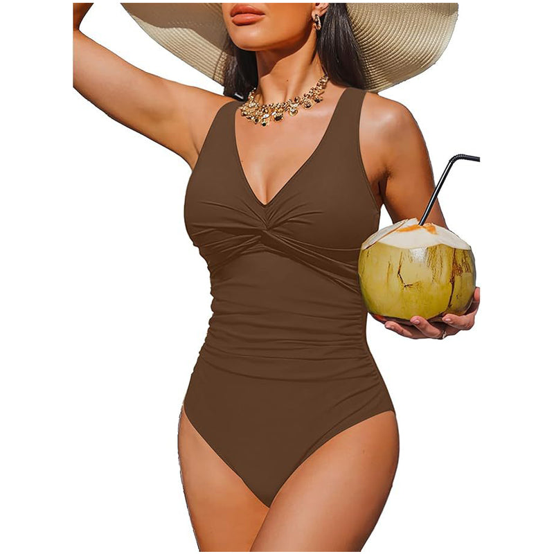 📢📢45% OFF !! ⏰Women's Tummy Control One-Piece Swimsuit