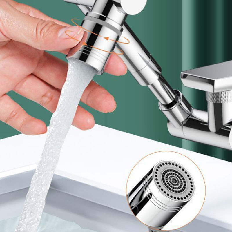 3D Filter Faucet Set - Multi-Angle Swivel Faucet Aerator with 3 Included Filter Cartridges, Anti-Splash Soft Aeration, Transparent Visible Filter Housing, Compatible with Kitchen, Bathroom & Laundry Faucets