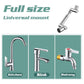3D Filter Faucet Set - Multi-Angle Swivel Faucet Aerator with 3 Included Filter Cartridges, Anti-Splash Soft Aeration, Transparent Visible Filter Housing, Compatible with Kitchen, Bathroom & Laundry Faucets