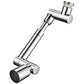 3D Filter Faucet Set - Multi-Angle Swivel Faucet Aerator with 3 Included Filter Cartridges, Anti-Splash Soft Aeration, Transparent Visible Filter Housing, Compatible with Kitchen, Bathroom & Laundry Faucets