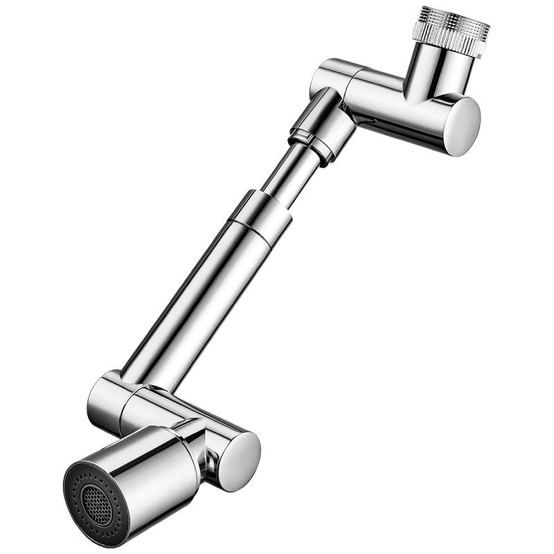 3D Filter Faucet Set - Multi-Angle Swivel Faucet Aerator with 3 Included Filter Cartridges, Anti-Splash Soft Aeration, Transparent Visible Filter Housing, Compatible with Kitchen, Bathroom & Laundry Faucets
