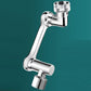 3D Filter Faucet Set - Multi-Angle Swivel Faucet Aerator with 3 Included Filter Cartridges, Anti-Splash Soft Aeration, Transparent Visible Filter Housing, Compatible with Kitchen, Bathroom & Laundry Faucets