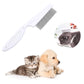 🐾 BUY 1 GET 1 FREE! 🛁 Multifunctional Pet Grooming Comb – Fine stainless steel needles – Removes tear stains, fleas & tangles – gentle on skin, effective for cats and dogs ✨🐶