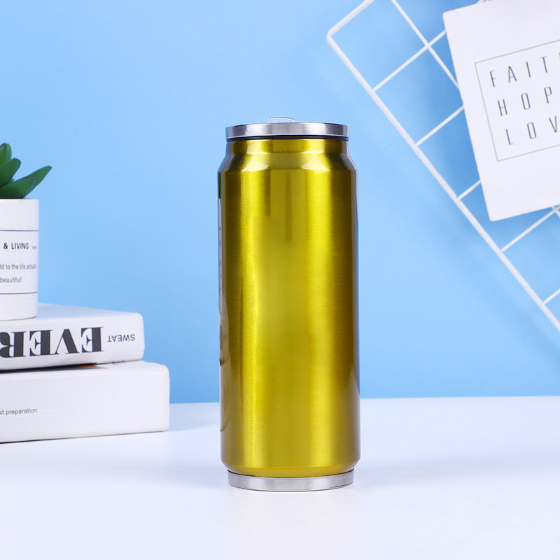 🥤Double-Layer Stainless Steel Cola Can-Shaped Insulated Cup