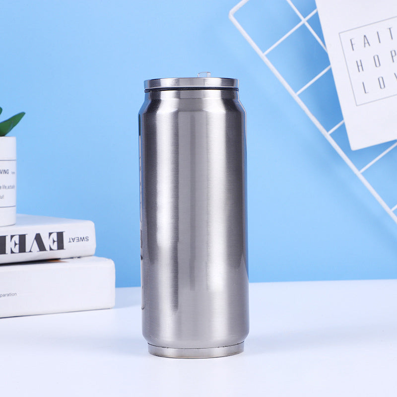 🥤Double-Layer Stainless Steel Cola Can-Shaped Insulated Cup