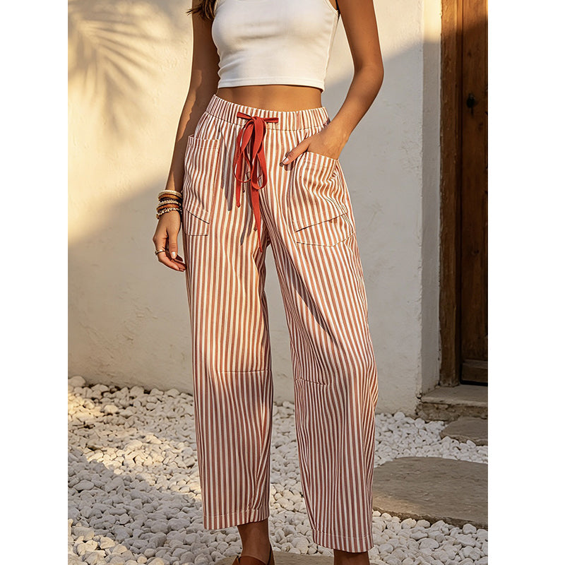 👖☀️Women's Striped Cropped Lounge Pants– Summer Comfort & Effortless Style✨