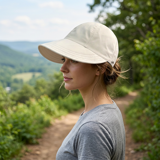 🧢50% OFF！💥 Cool & Breathable Summer Hat with Ponytail Hole – UPF 50+, Sweatband, Packable ✨