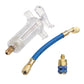 🔧 LIMITED-TIME 50% OFF! 💥Precision AC Oil Dye Injector – Brass Construction, High Pressure Hose, Clear Barrel