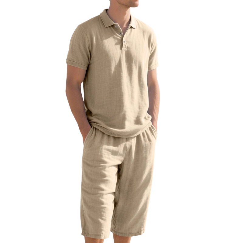 💥Last Day Special Sale 49% OFF👚Men's Linen Shirt and Casual Pants Set