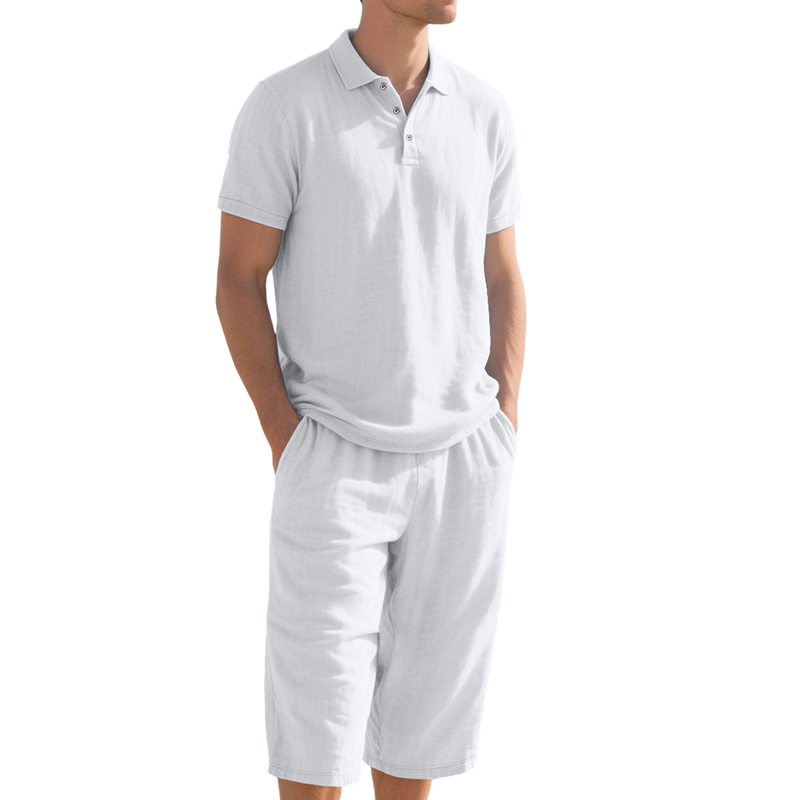 💥Last Day Special Sale 49% OFF👚Men's Linen Shirt and Casual Pants Set