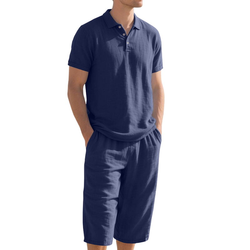 💥Last Day Special Sale 49% OFF👚Men's Linen Shirt and Casual Pants Set