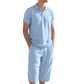💥Last Day Special Sale 49% OFF👚Men's Linen Shirt and Casual Pants Set