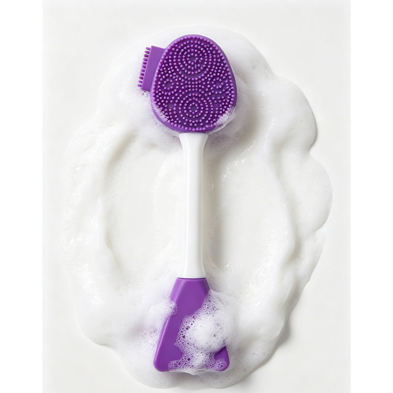 🧼 Last Day Special Price £8.99 ! 🔥Buy 1 Get 1 Free🎁2-in-1 Silicone Face Mask Brush & Cleanser✨