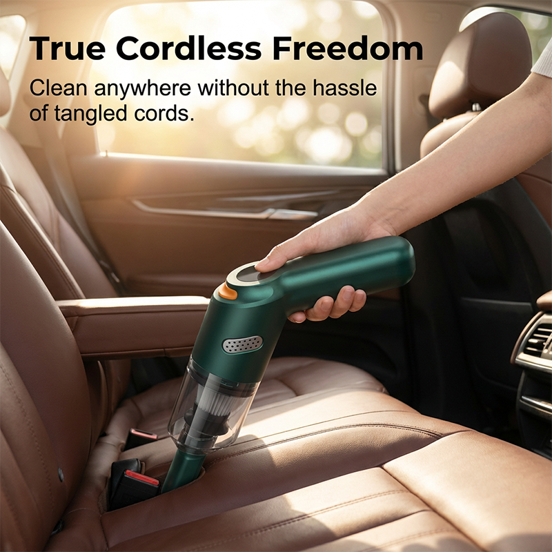🚗50% OFF NOW ! 💨10000Pa Cordless Handheld Vacuum – Washable Filter & Multi-Nozzle Kit, Portable Powerful Suction Car & Home Cleaner