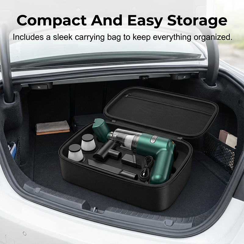 🚗50% OFF NOW ! 💨10000Pa Cordless Handheld Vacuum – Washable Filter & Multi-Nozzle Kit, Portable Powerful Suction Car & Home Cleaner