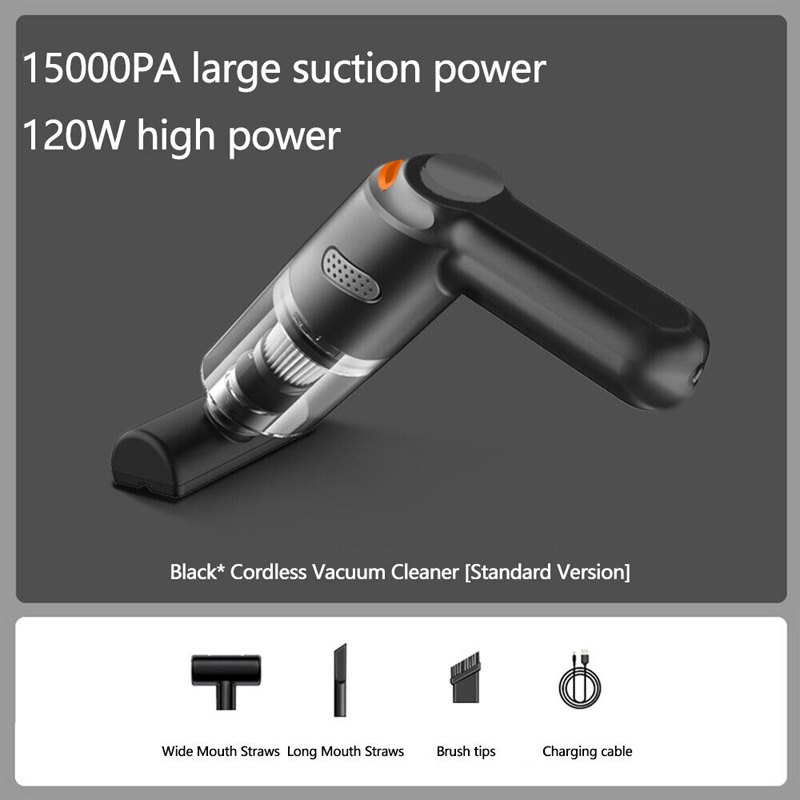 🚗50% OFF NOW ! 💨10000Pa Cordless Handheld Vacuum – Washable Filter & Multi-Nozzle Kit, Portable Powerful Suction Car & Home Cleaner