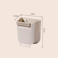 🍃50% OFF NOW! Multipurpose Hanging Collapsible Kitchen Trash Can‑Space‑Saving Wall Mount Foldable Waste Bin, Hanging Garbage Container for Food Scraps, Cabinet Door Mount for Home Kitchen Countertop Prep