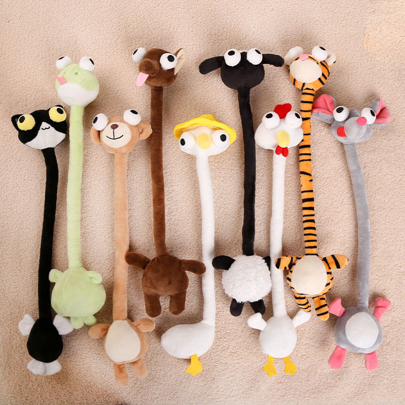 🦒LAST DAY SALE: ONLY ￡7.99!!🎁✨Long Neck Plush Animal Bag Pendant