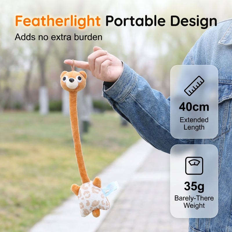 🦒LAST DAY SALE: ONLY ￡7.99!!🎁✨Long Neck Plush Animal Bag Pendant