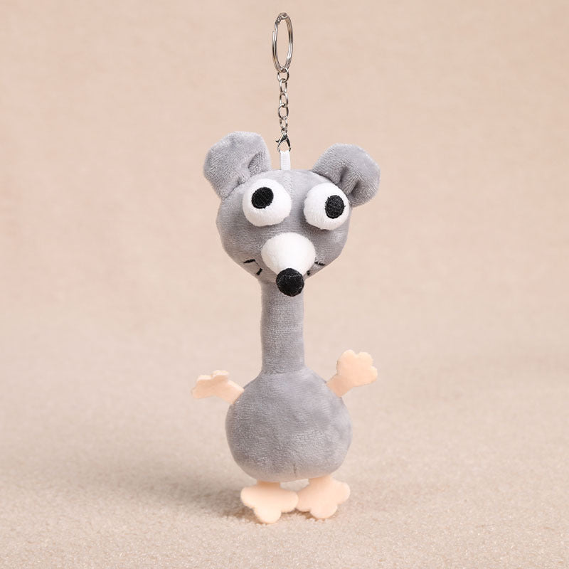 🦒LAST DAY SALE: ONLY ￡7.99!!🎁✨Long Neck Plush Animal Bag Pendant