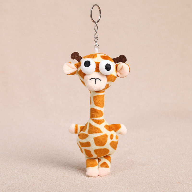 🦒LAST DAY SALE: ONLY ￡7.99!!🎁✨Long Neck Plush Animal Bag Pendant