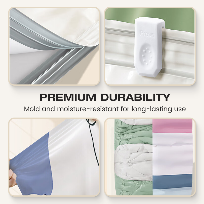 ⏳Limited-time 50% off⏰No-Pump Large Vacuum Storage Compression Bags🛏️🗄️