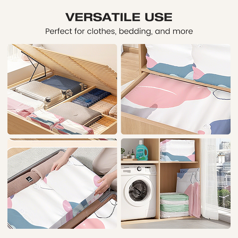 ⏳Limited-time 50% off⏰No-Pump Large Vacuum Storage Compression Bags🛏️🗄️