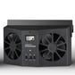 🥳2026 HOT SALE🥳🚗 50% OFF! 🚗Solar Car Exhaust Fan – Dual turbo fans expel hot air fast. Solar‑powered, no wiring. Real‑time temp display. Step into a cool car! 🌬️✨