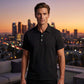 Men's Linen Casual Breathable Short Sleeve Collared Shirt