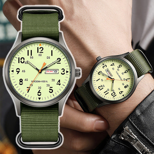 🏖️ 50% OFF – Limited Time ⌚✨ Men's Quartz Watch with Luminous Display – Glows in the Dark, Shines All Day! Classic Style for Any Occasion 👔