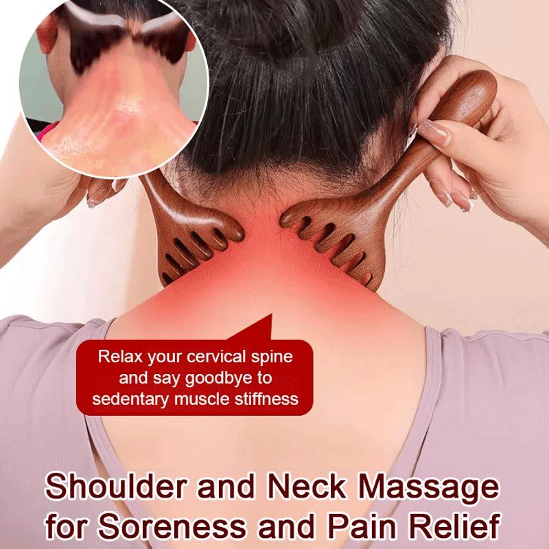 🔥BUY 1 GET 1 FREE & Only £9.99!💥✨Six-claw Meridian Massage Comb🌿💆‍♀️