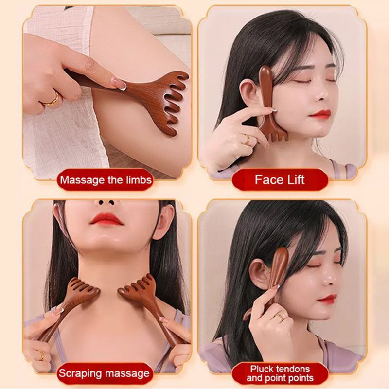 🔥BUY 1 GET 1 FREE & Only £9.99!💥✨Six-claw Meridian Massage Comb🌿💆‍♀️