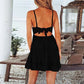 BACKLESS LAYERS BOHO MINI A-LINE DRESS