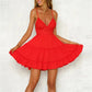 BACKLESS LAYERS BOHO MINI A-LINE DRESS