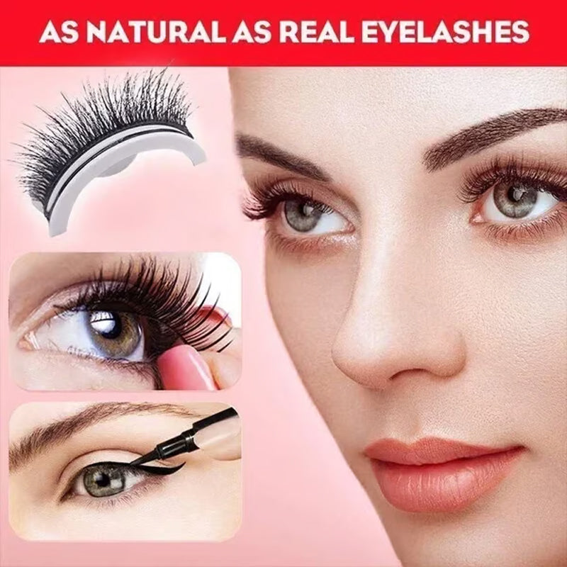 👁️ 50% OFF NOW! ✨ Reusable Self‑Adhesive False Eyelashes – No glue, natural curl & easy removal – Press & go for effortless beauty 💕
