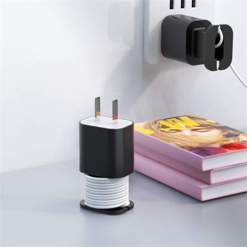 ⏳🔥LIMITED-TIME 50% OFF! ⏰2-in-1 Silicone Charger Protector – Guard Your Brick, Tame Your Cable – No More Messy Wires, No More Scuffed Chargers 🧼