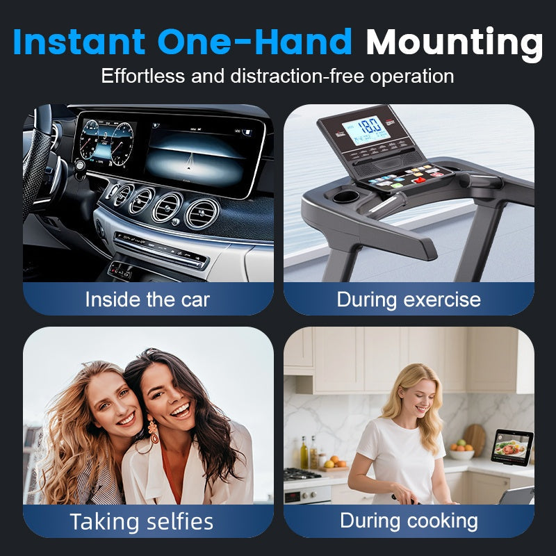 📱50% OFF NOW! Adjustable Magnetic Car Mount‑ Vacuum Suction Base Phone Holder, 360° Rotation Universal Stable Magnetic Phone Stand for Car Dashboard & Windshield