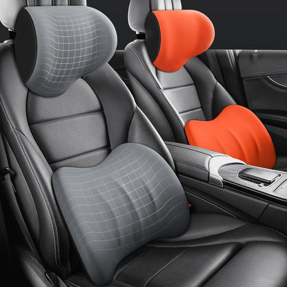 🔥LAST DAY SALE ONLY ￡9.99!!🔥 Ergonomic Car Support Set – Banish Back Pain & Drive in Cloud-Like Comfort!🚗