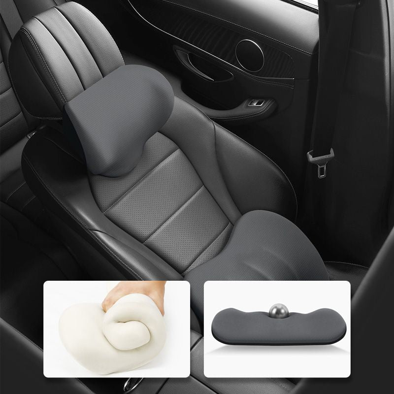 🔥LAST DAY SALE ONLY ￡9.99!!🔥 Ergonomic Car Support Set – Banish Back Pain & Drive in Cloud-Like Comfort!🚗
