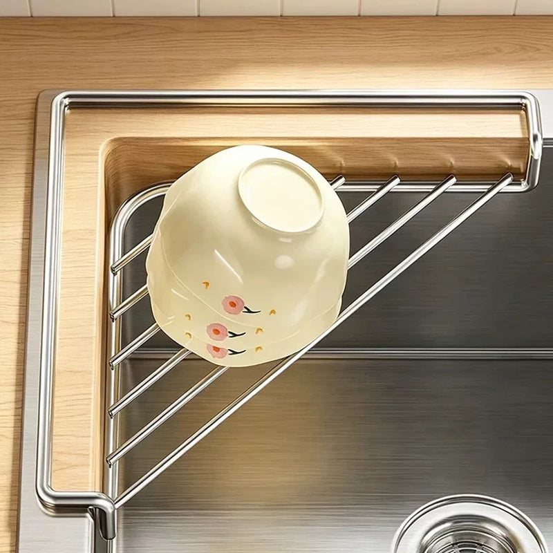 Space-Saving Sink Drying Rack