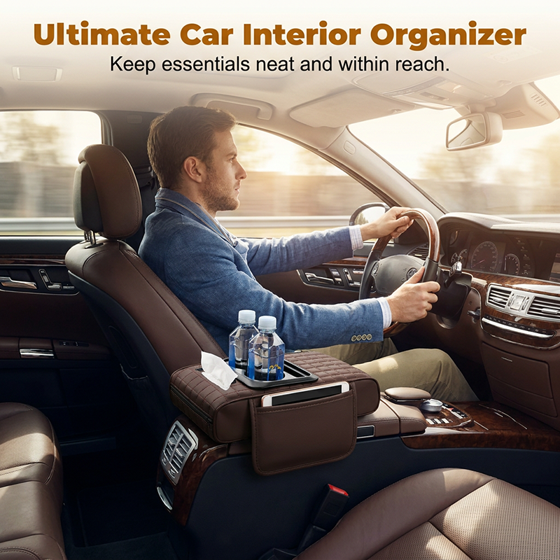 📢📢50% OFF !! ⏰Multifunctional Car Console Storage Box & Armrest