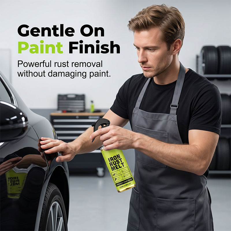 🛠Factory direct sale, genuine 50% off！✨One-click remove old rust！Iron Rust Melt Spray
